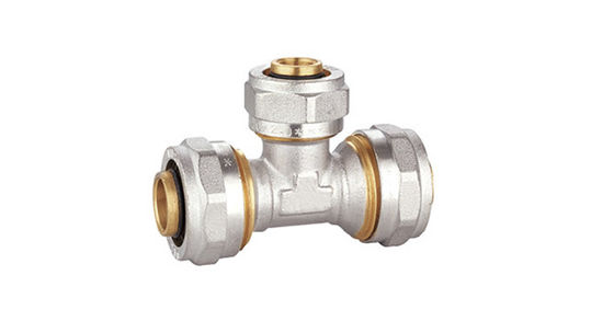 PEX-AI-PEX ব্রাস ফিটিং PF5006 ব্রাস সমান টি সংযোগকারী