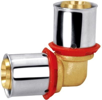 OEM 90 ডিগ্রী ব্রাস কম্প্রেশন ফিটিং PF3004 অ্যান্টি ক্ষয় সমান কনুই ফিটিং