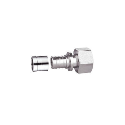 PEX পাইপ ব্রাস স্ট্রেইট সংযোগকারী 20mm 25mm 16mm PF4003 OEM পরিষেবা
