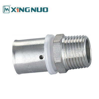 PEX প্রেস ফিটিং 16-32mm PN25 PEX পাইপ ফিটিং পেশাদার প্রস্তুতকারক পুরুষ সকেট PEX প্রেস ফিটিং